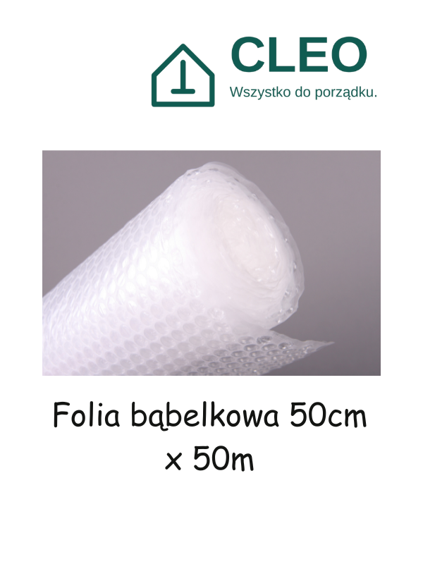 Folia bąbelkowa 50cm x 50m