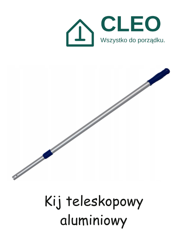 Kij teleskopowy aluminiowy 140 cm