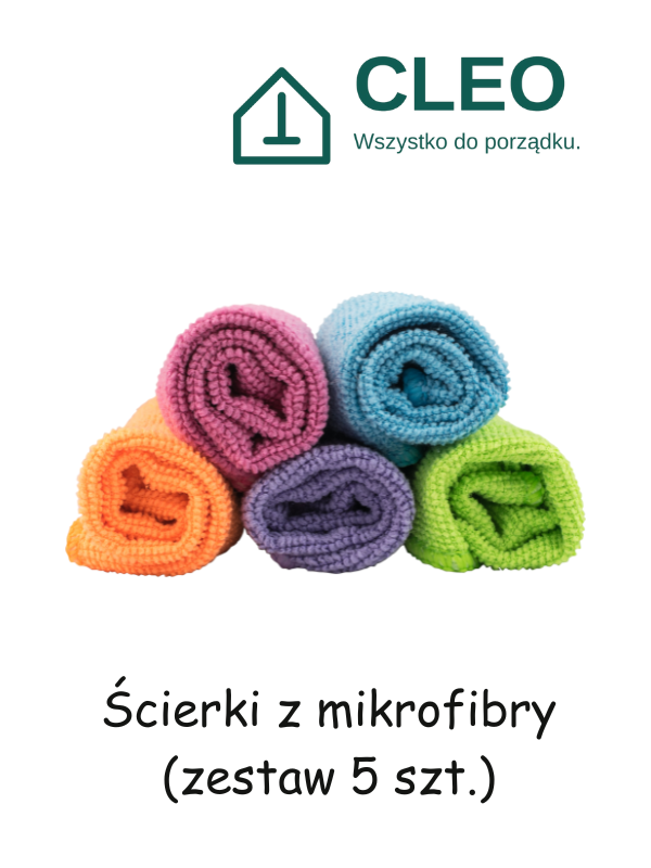 Ścierki z mikrofibry (zestaw 5 szt.)
