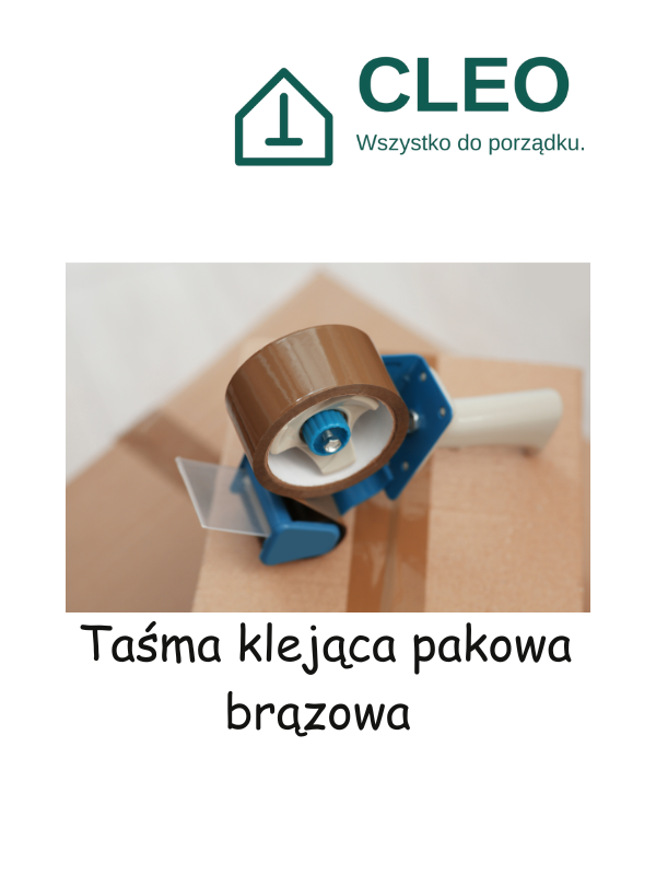 Taśma klejąca pakowa brązowa