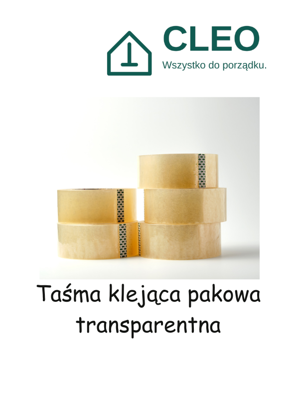 Taśma klejąca pakowa transparentna