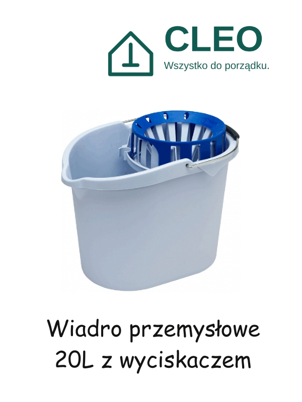 Wiadro przemysłowe 20L z wyciskaczem