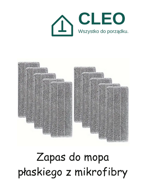 Zapas do mopa płaskiego z mikrofibry