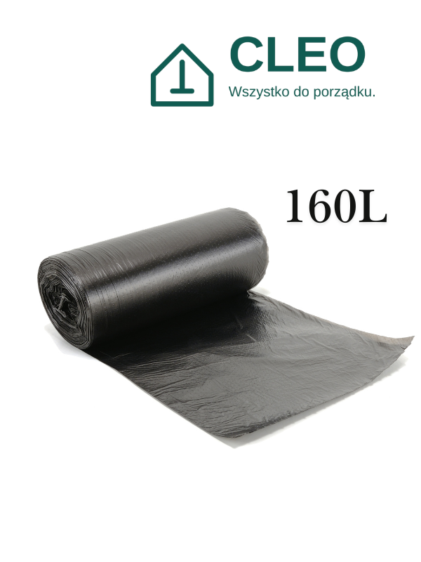 Worki na śmieci 160L mocne (LDPE)