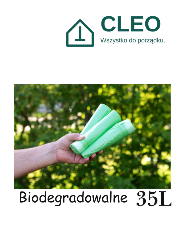 Worki biodegradowalne 35L